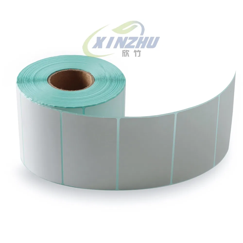 Customized Design of 57X30, 58X40, 60X40, 100X100 Self-Adhesive Thermal Label Barcode Stickers