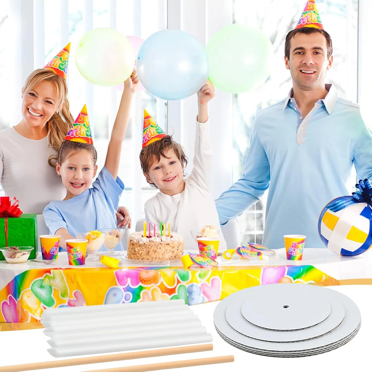 Cake Board 12, 10, 8, 6, and 4 Inch (5 Pieces Each)