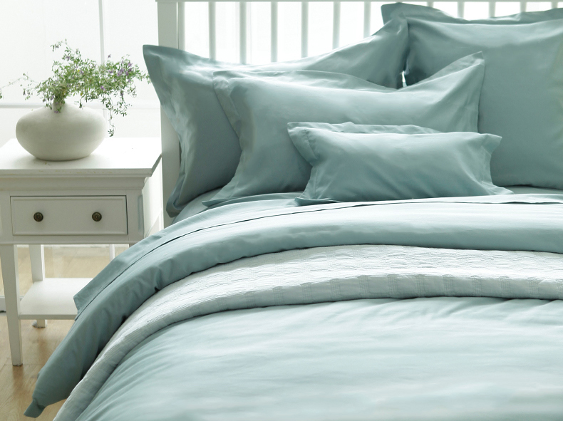 600tc 100% Egyptian Cotton Plain Dyeing Bed Sheet Set