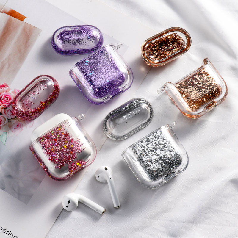 Bling Liquid Case for Airpods 2 Cover for Airpods PRO Case
