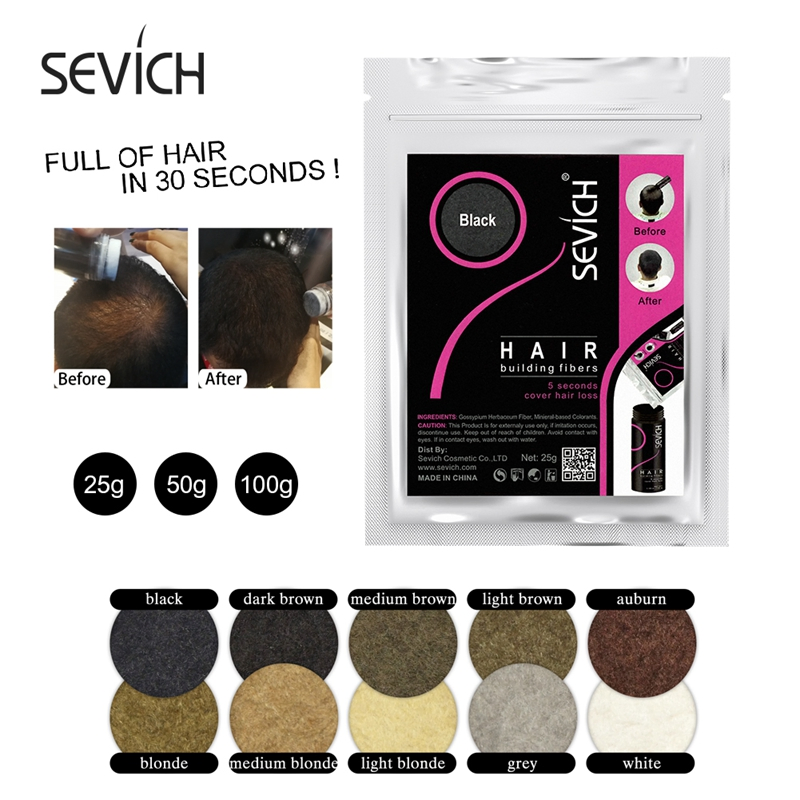 Create Your Logo Keratin Refill Pack Hair Building Fiber with OEM