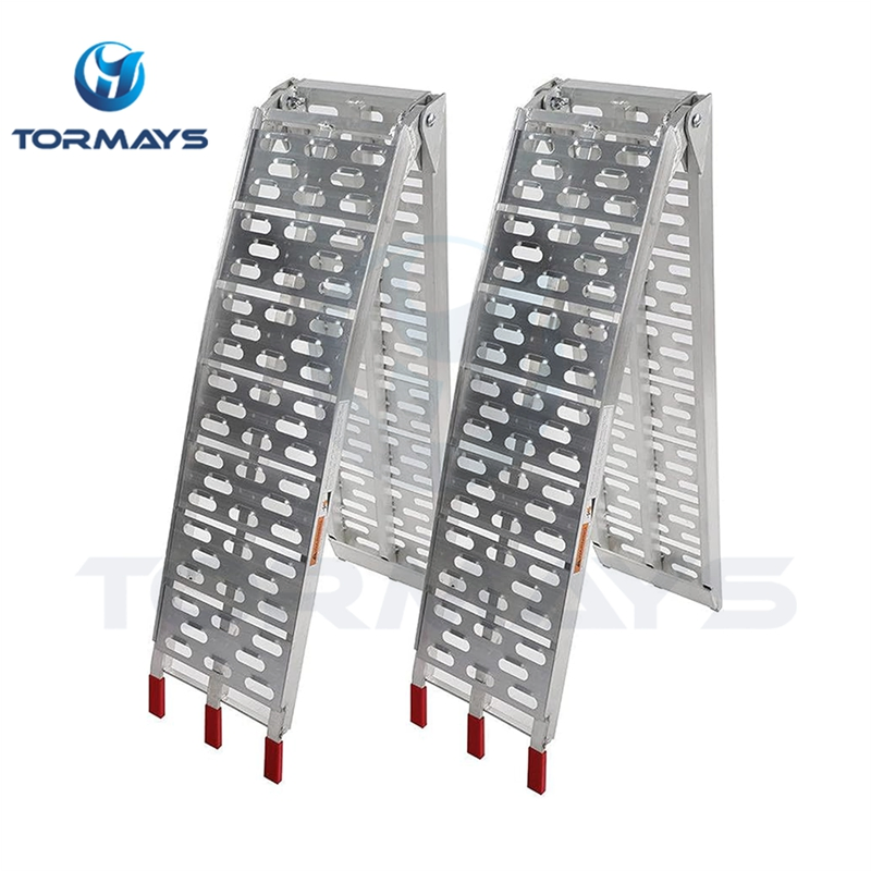 Переносная алюминиевая складная рампа для пикапа