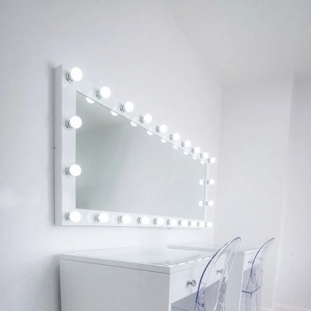 Full Length Standing Floor Hollywood Dressing Mirror with 22 LED Bulbs