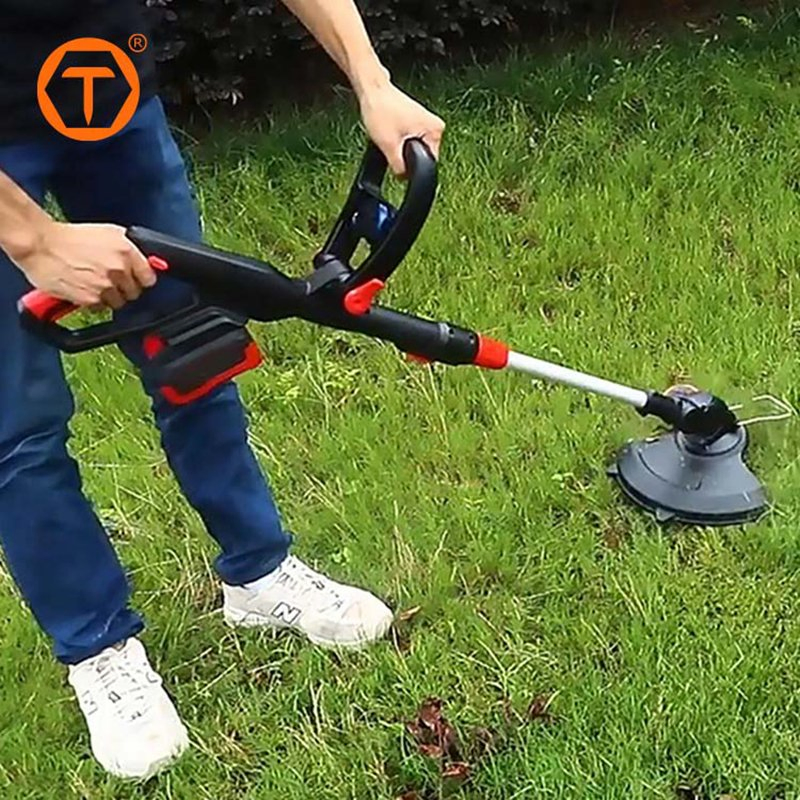 20V Garden Lawn Mower Handheld Rechargeable Grass Cutter Lithium Battery Power String Trimmer for Mower