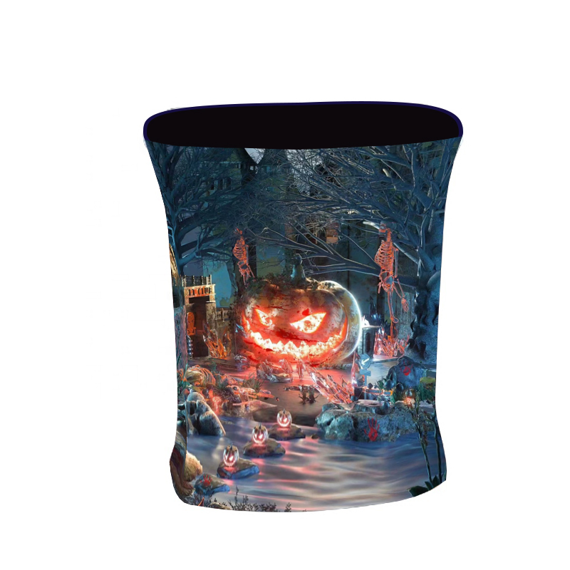 Trade Show Exhibition Tension Fabric Podium Display Logo Brand Counters