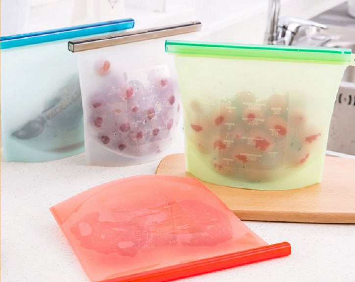 Custom Reusable Silicone Food Cooler Bags for Food Storage