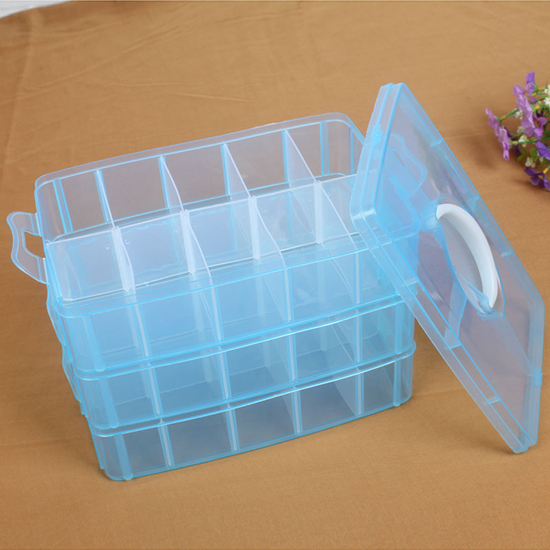 Пластиковый контейнер на 30 ячеек с перегородками