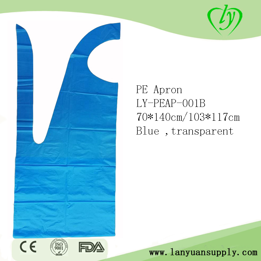 Manufacturier Price Plastic PE/PP/LDPE Disposable Apron