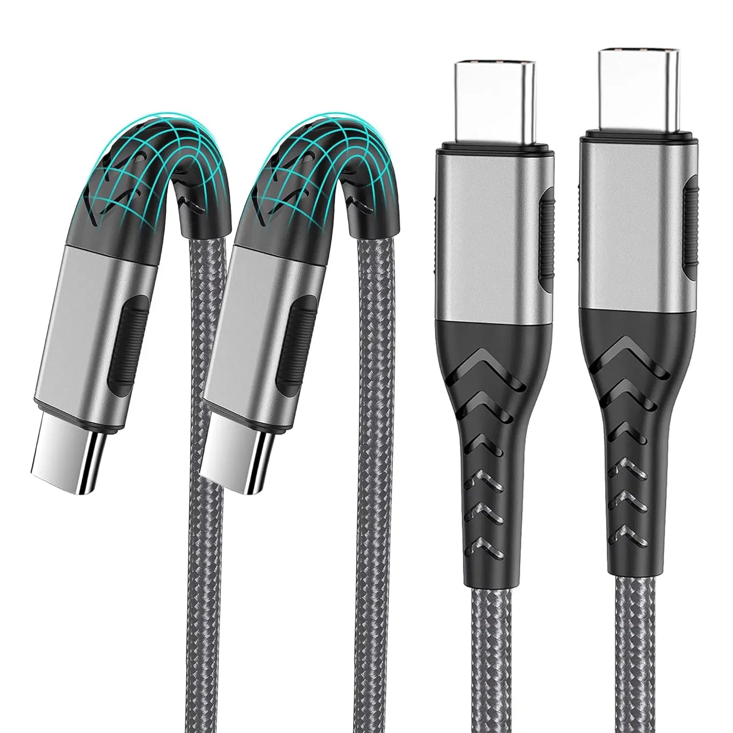 Wholesale USB Type C Cord Data Cable Fast Charging Cable Premium Nylon Braided USB Type C Charger Data Cable