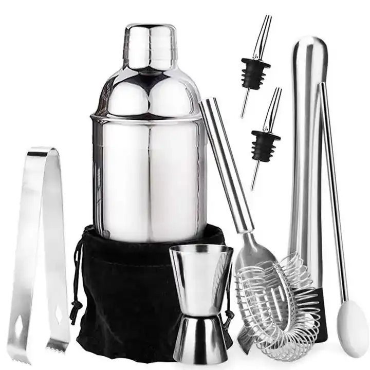 Bar Club Tool Set Accessories 304 Food Grade Stainless Steel Shaker