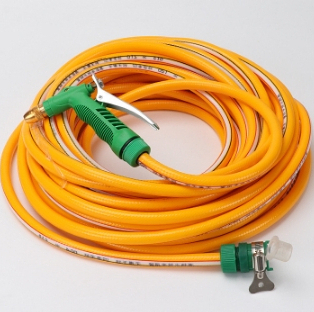 Metallic Copper Head Green Heaad Green Water Spray with Hose