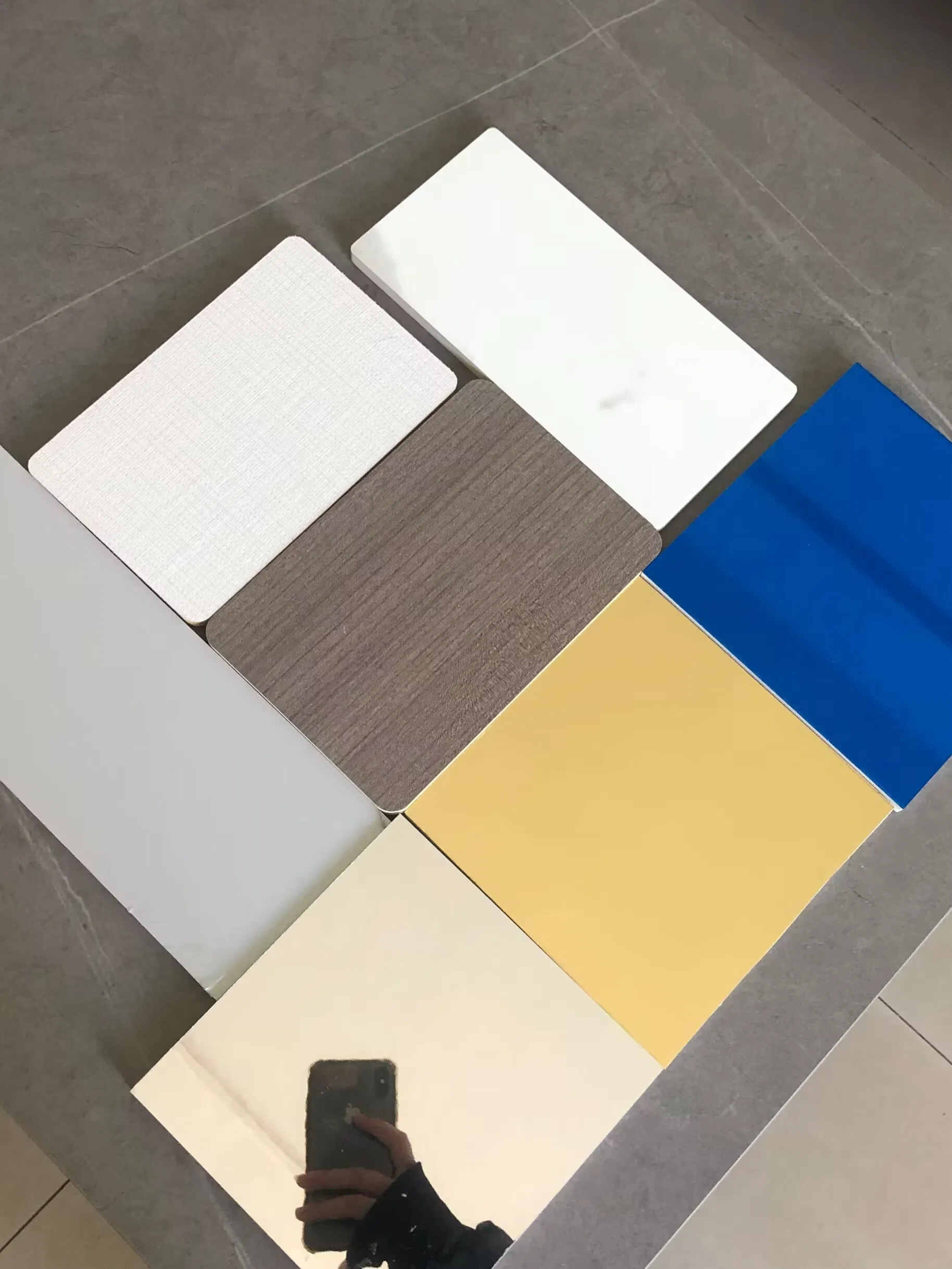 Metallic-Surface WPC Panel Durable Cladding for Modern Commercial Spaces