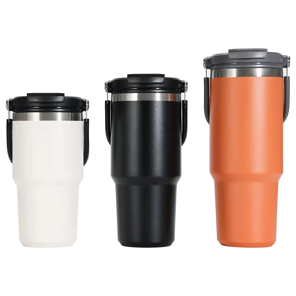 Термокружка из нержавеющей стали 304 с ручкой