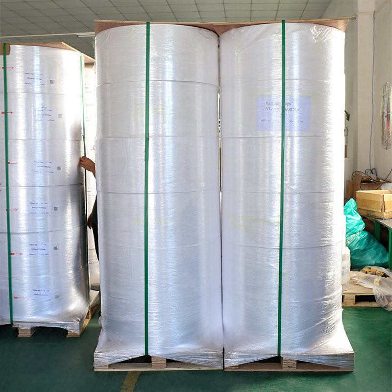 Custom Permanent Adhesive Mirror Gloss Coated Paper Self-Adhesive Roll Material