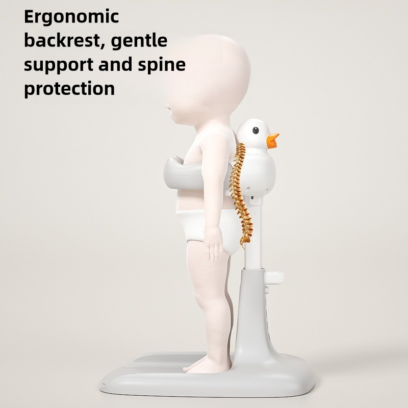 Portable Baby Changing Station Duck Shaped Folding Baby Hug Bath Support Standing Tower Shower Rack Baby Bath Products