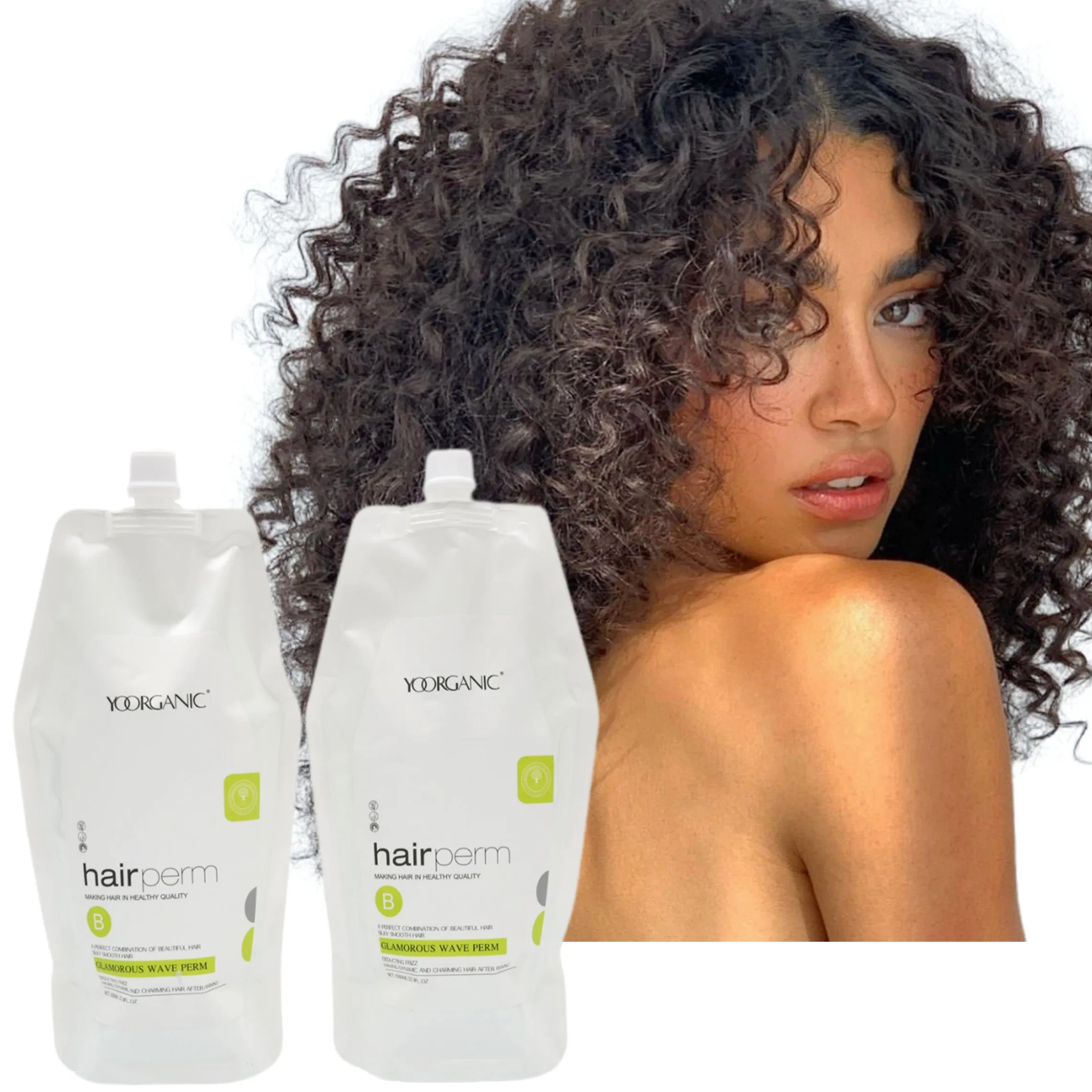 Mild Formula Brazilian Hair Treatment Products Perm Lotion for Define Curly Stretch Curl Defining Cream