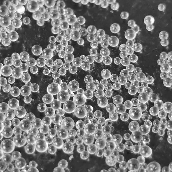 Абразивные стеклянные гранулы 60/80 Mesh для пескоструйки