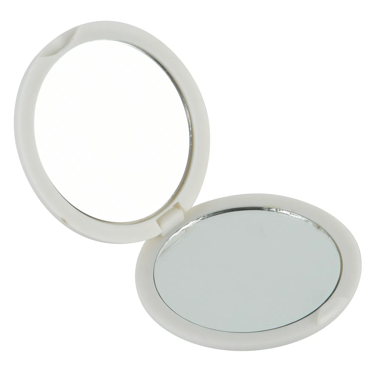 Round Compact Mirror with Foldable