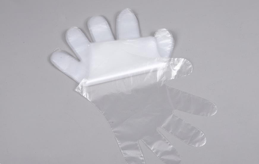 Small Medium Large Blue Disposable Polythene Gloves