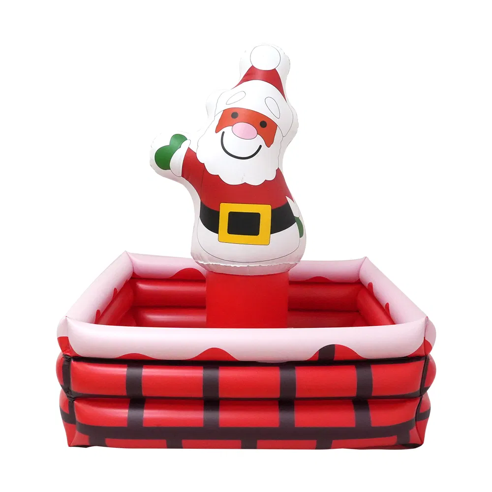 Santa Claus Inflatable Cooler Christmas Decorations Supplies Inflatable Cooler Drinks Cold Inflatable Yard Decoration