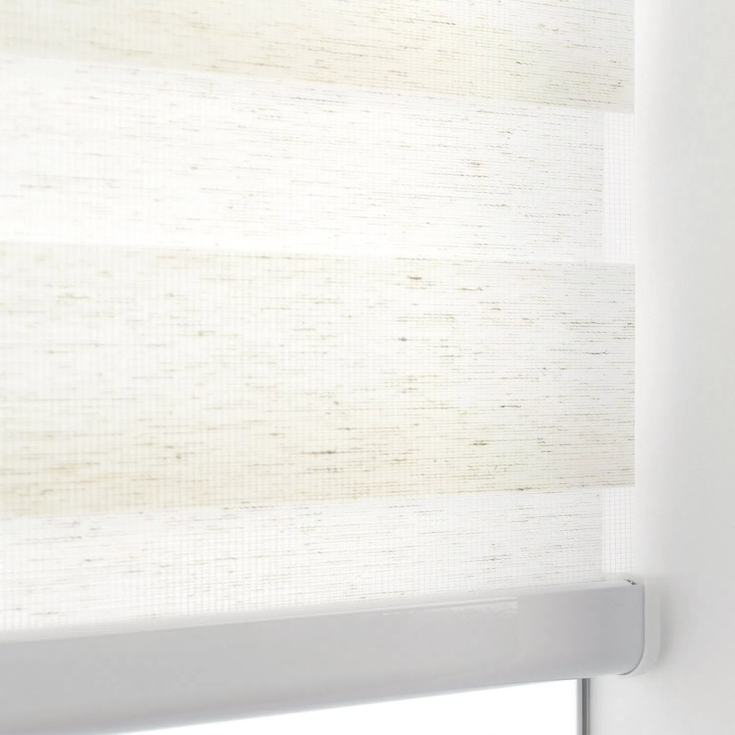 Sisheng Manual Control Light Filtering Cordless Spring System Zebra Blinds