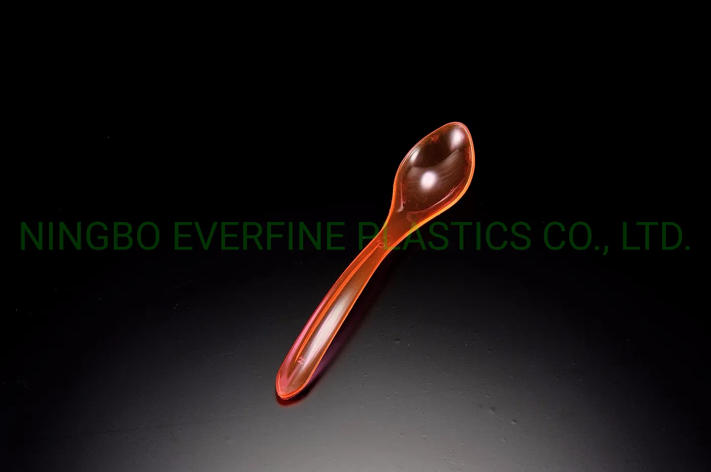 Disposable Plastic Curved Ice Cream Spoon (PS)