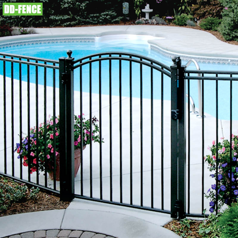 Customized Aluminum Fences Swimming Pool Staircase Handrails Pool Fence Balustrade