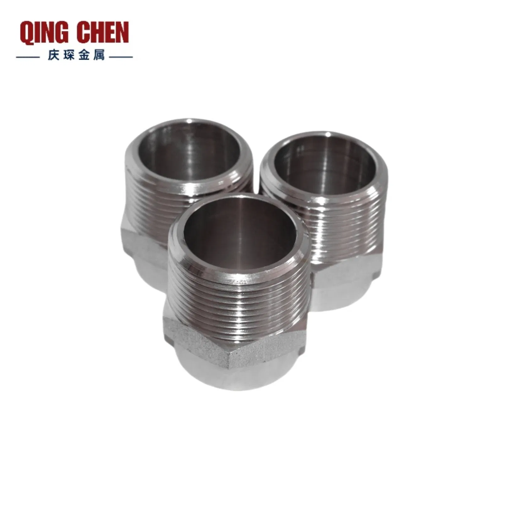 Premium Stainless Steel Hexagon Nipple for Pipe Connections