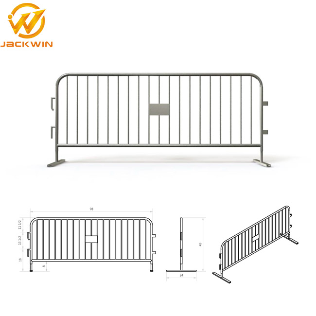 Metal Road Safety Barriercade Used Temporary Guard Barriers