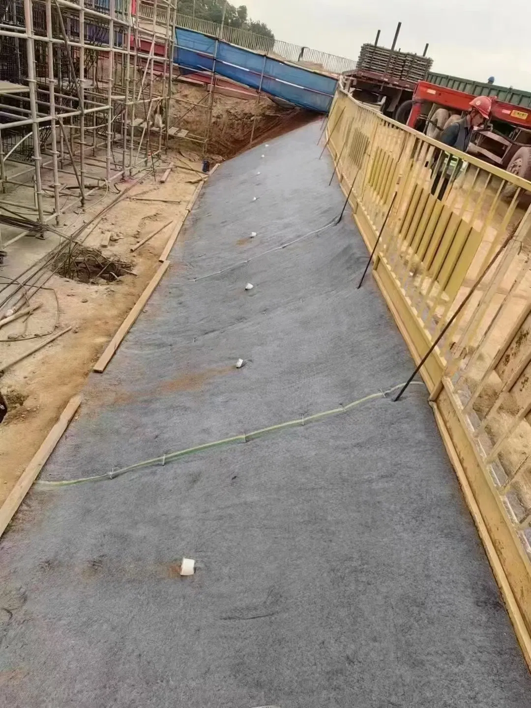 Long-Term Performance Slope Protection Geosynthetic Concrete Blanket Cement Canvas Blanket for Erosion and Sediment Control