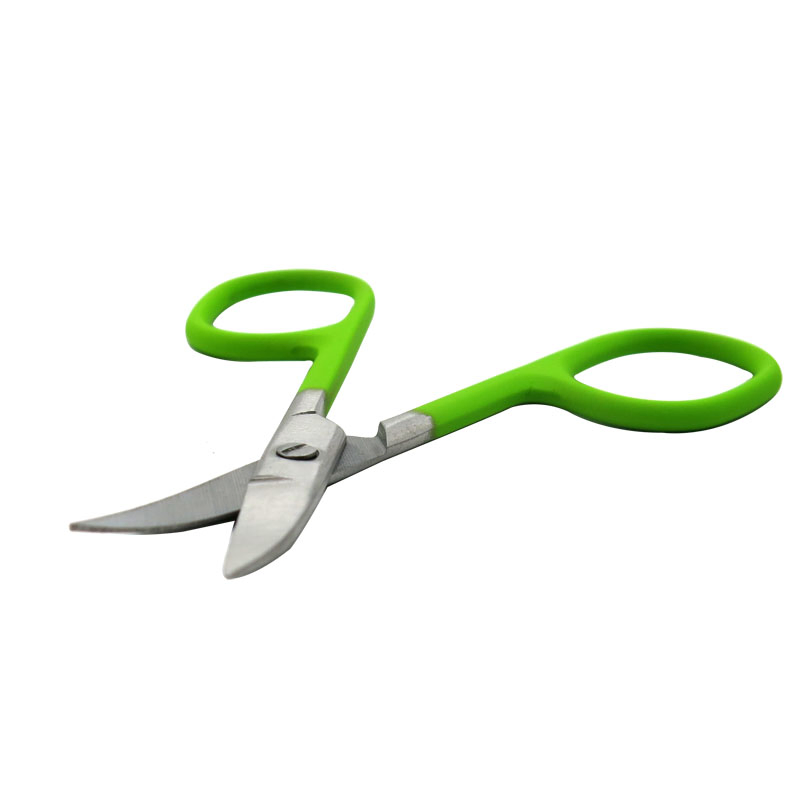 3.5mm Thickness Stainless Steel with Color Grip Beauty Eyebrow Manicure Cuticle Nail Scissors B