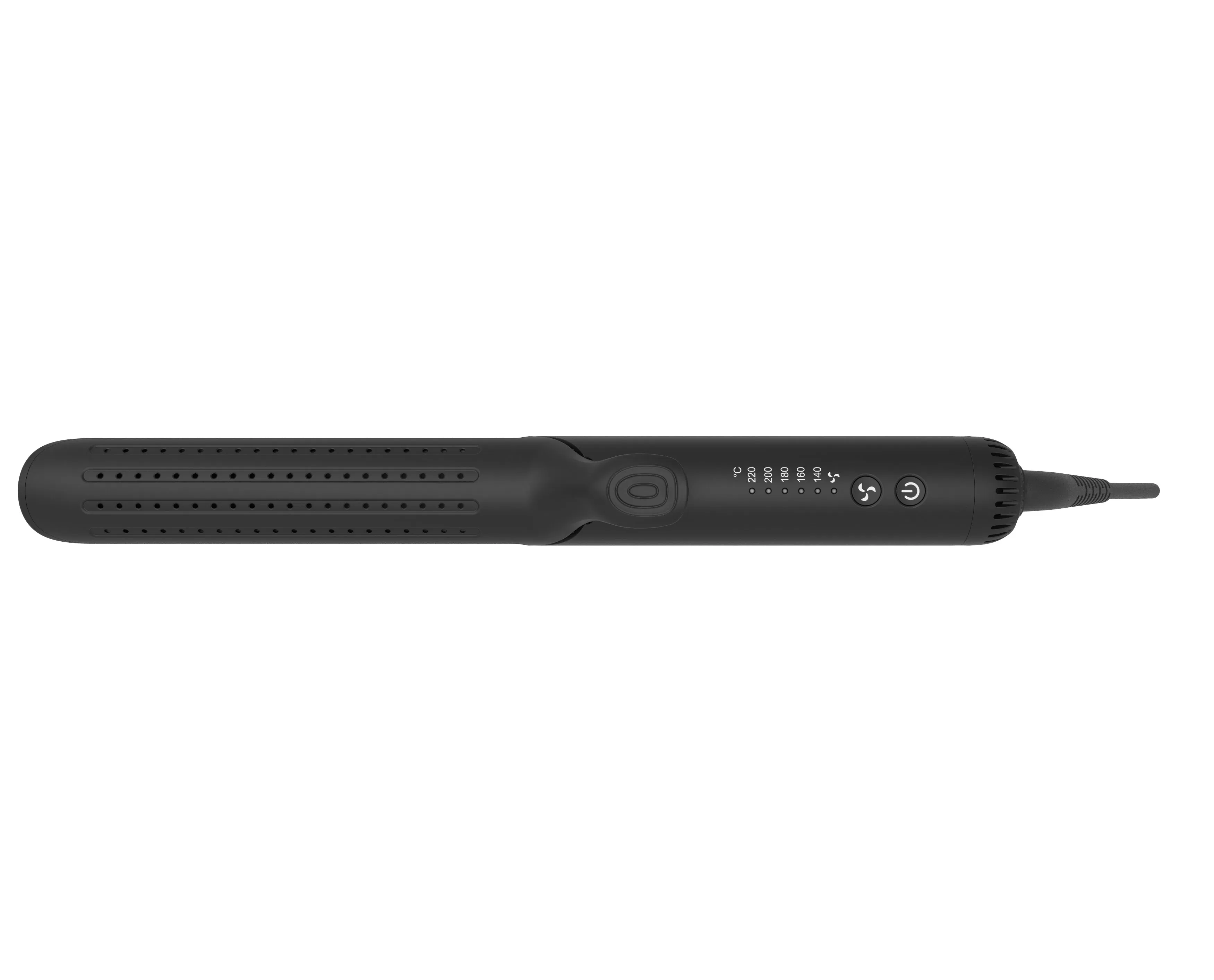 Tiktok Best Airflow Styler 2.0 Curling Iron-Titanium Flat Iron Hair Straightener and Curler 2 in 1 for Lasting Curl, 30s Heat-up