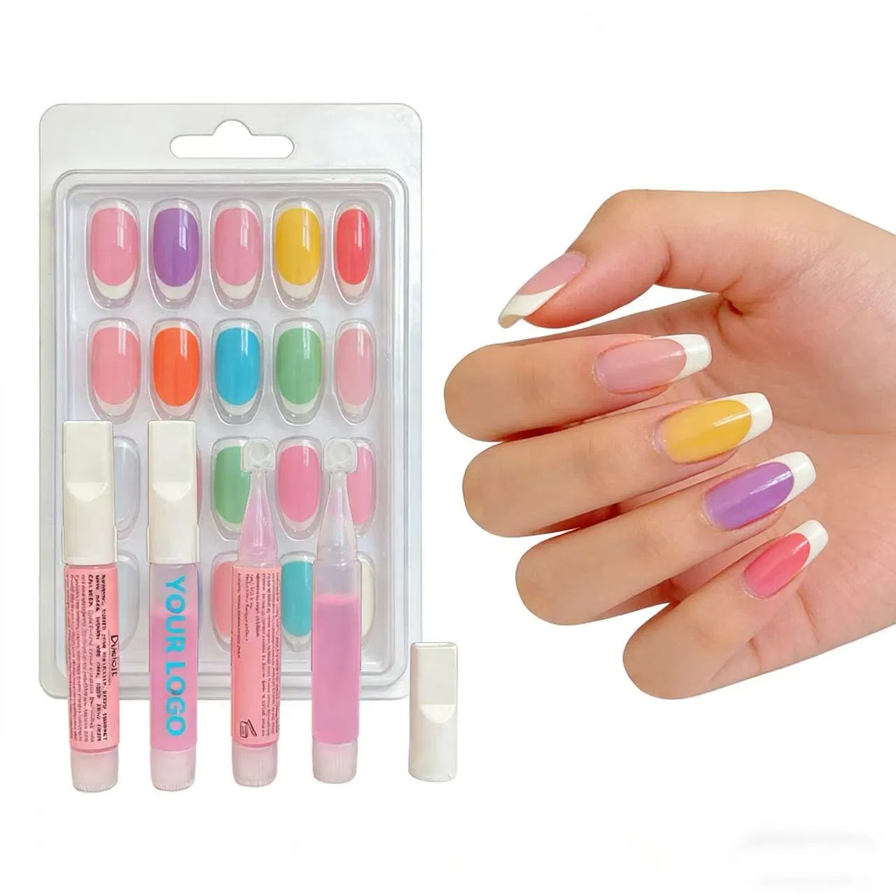 Cosmetic Supply Extra-Strong Odorless Quick Setting Nail Repair Solid Nail Art Glue