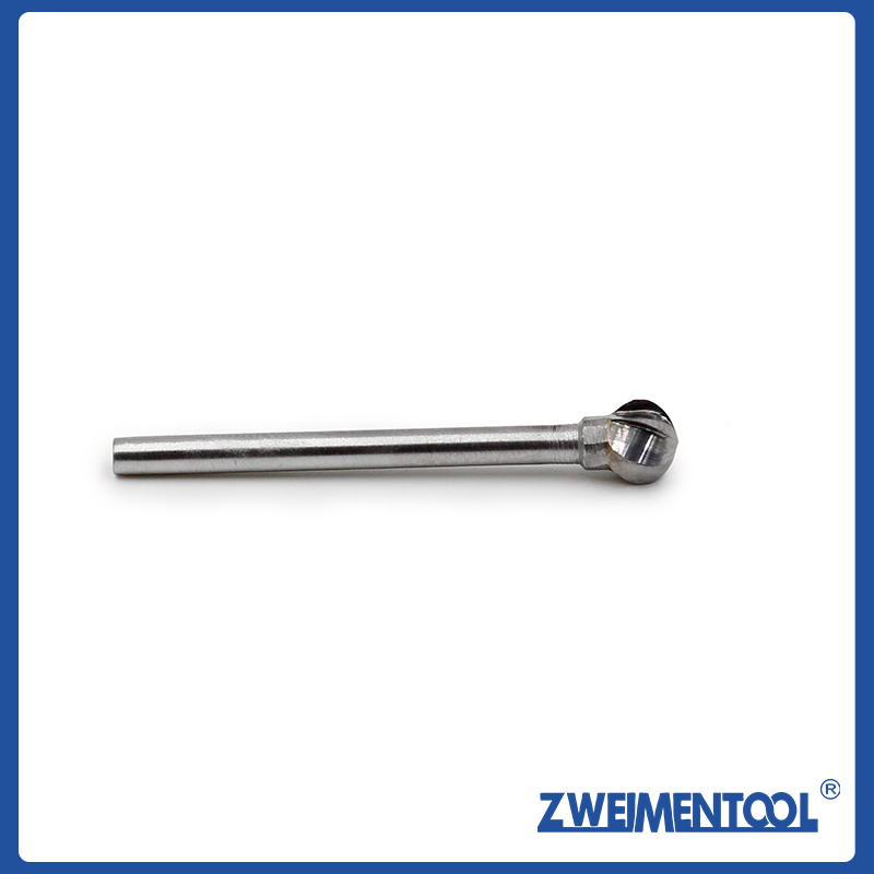 Carbide Burr Set with 1/4'' (6.35mm) Shank 8PCS Double Cut Solid Carbide Rotary Burr Set for Die Grinder Drill, Metal Wood Carving, Engraving,Polishing,Drilling