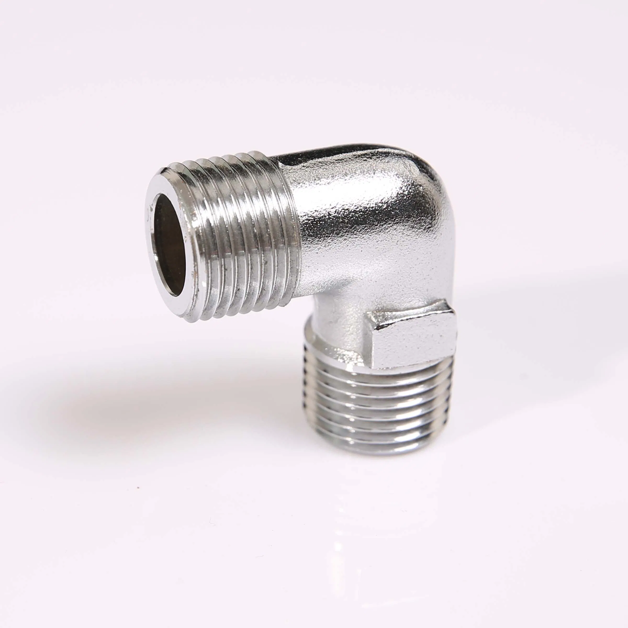 Chromed Brass Compression Adapter for Water Heating System