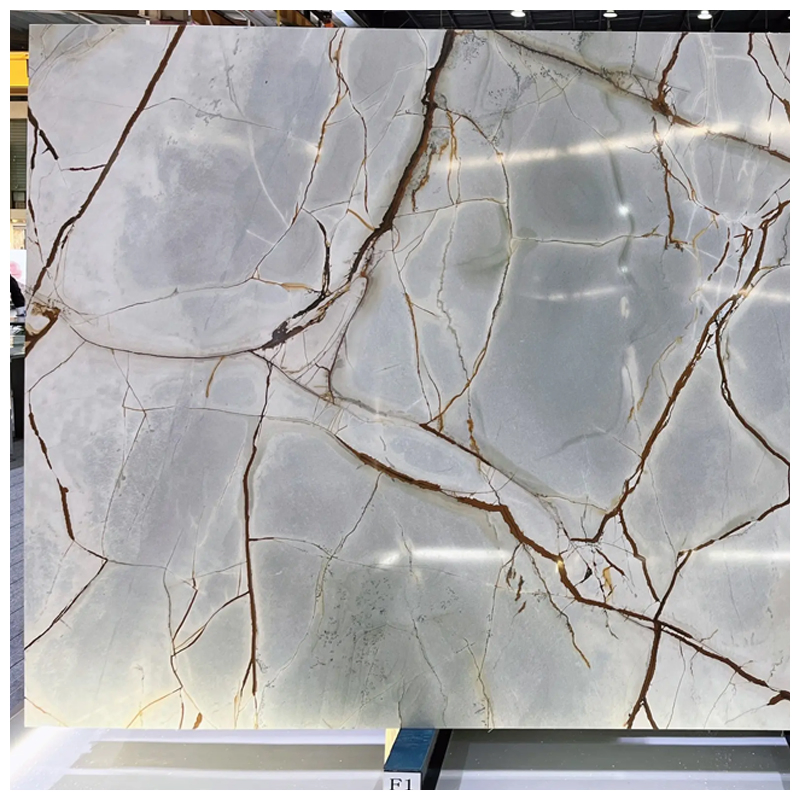 Brazilian Exotic Blue Roma Quartzite Slabs for Countertops and Tables