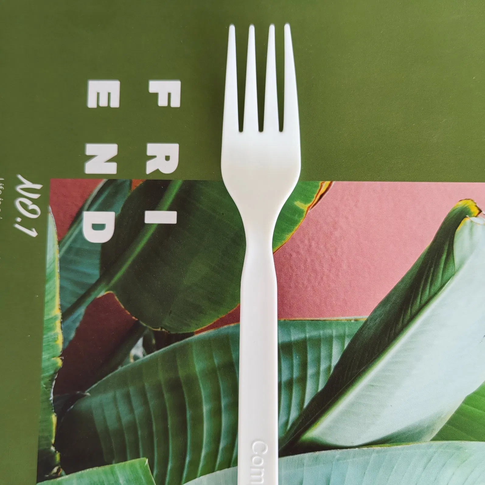 New Design Eco Friendly Compostable Biodegradable Fork Cpla Cutlery Utensils