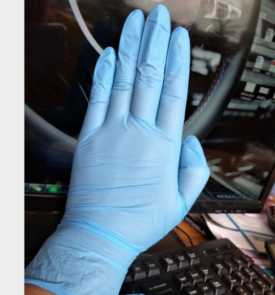 Food Grade Latex Free Disposable Nitrile Examination Gloves