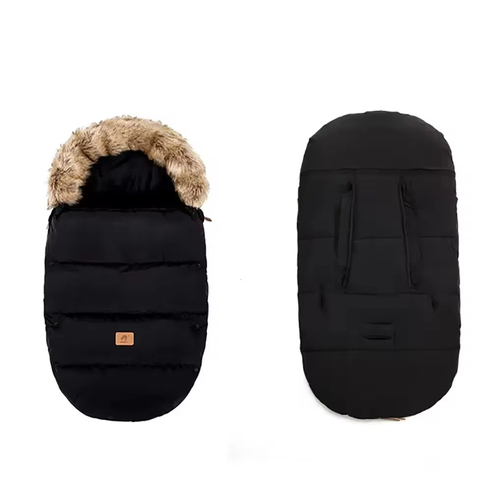 92cm Footmuff Infant Outdoor Pattern Print Baby Stroller Sleeping Bag with Zip