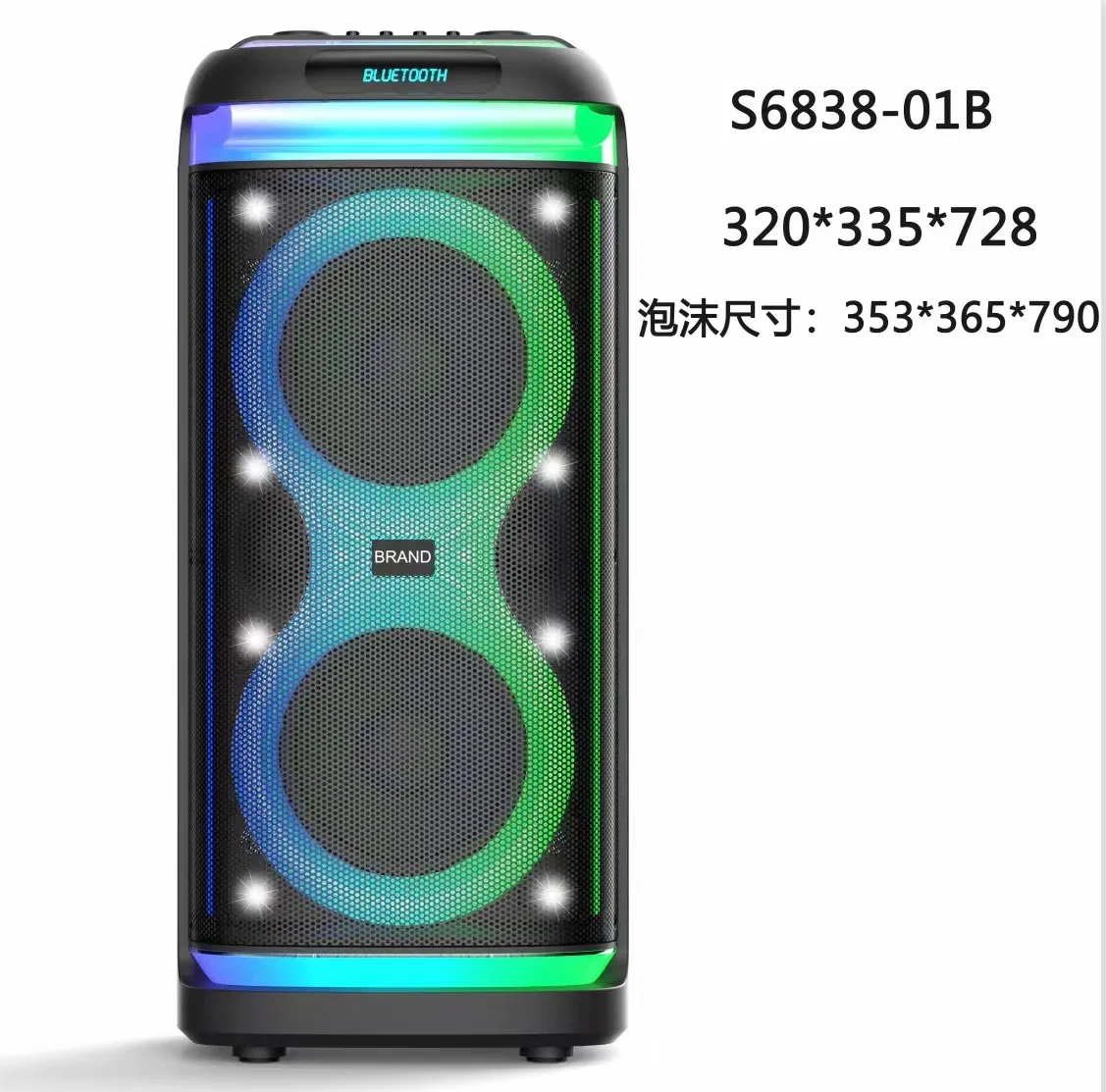 Портативная караоке-система Dual 8" 2805