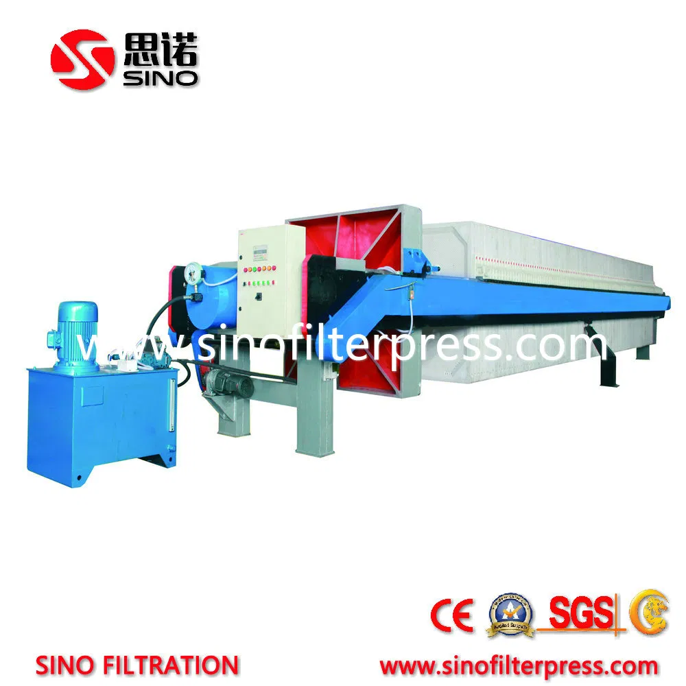 Автоматический мембранный фильтр-пресс для обезвоживания осадка