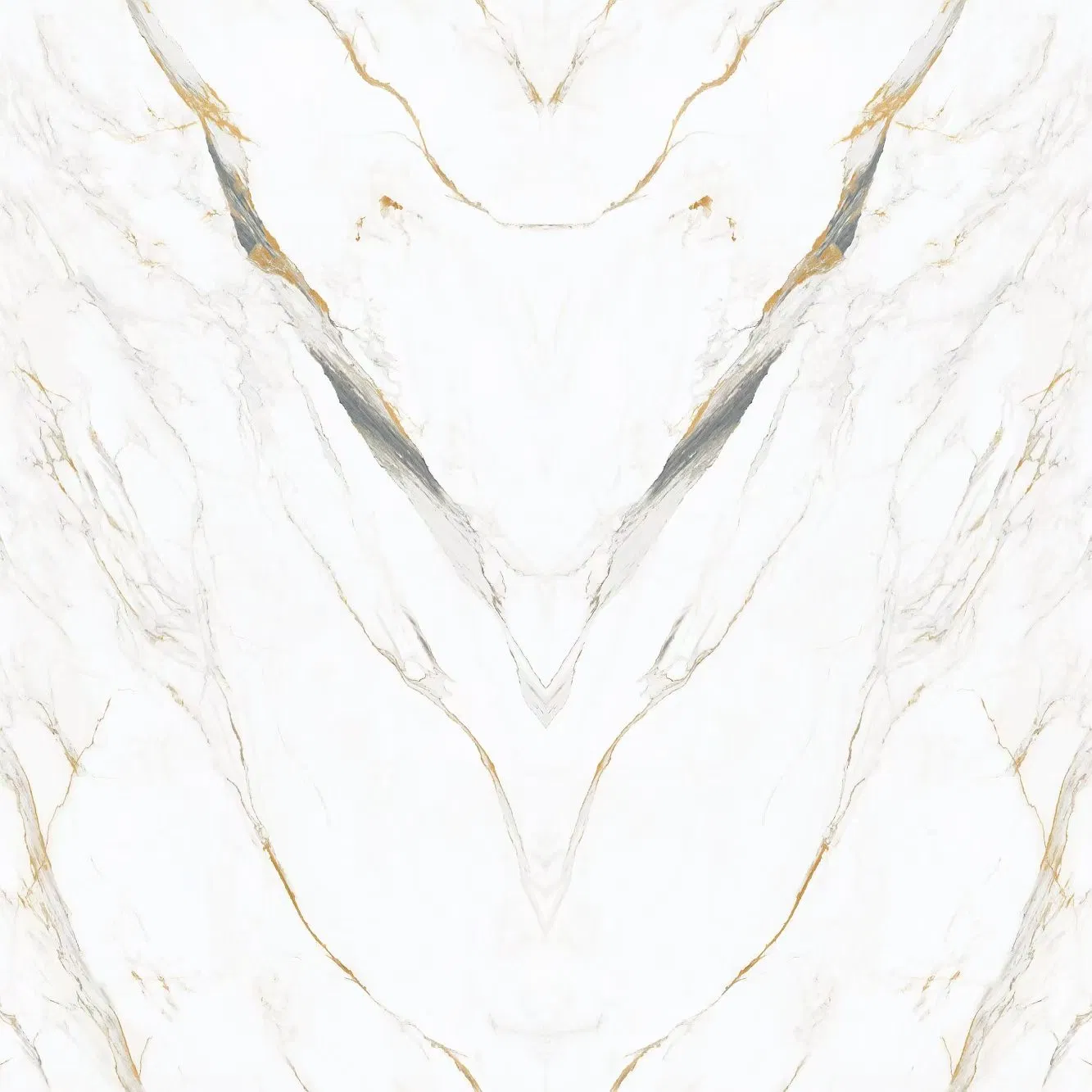 Building Material Fine White Calacatta Gold Sintered Stone Countertop Background Wall
