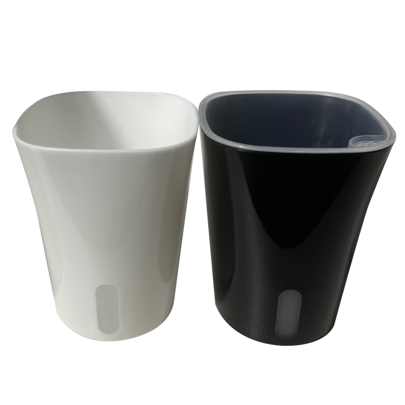 Эко-горшки с автополивом, прямоугольные, зеленые