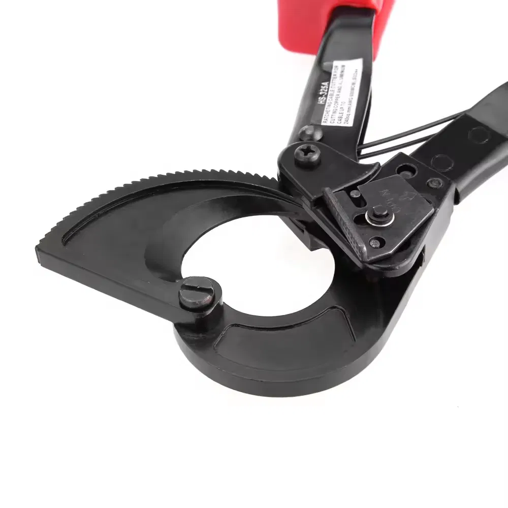 Hand Tool Cutting Manual Cable Cutter, 275mm Ratchet Cable Cutter