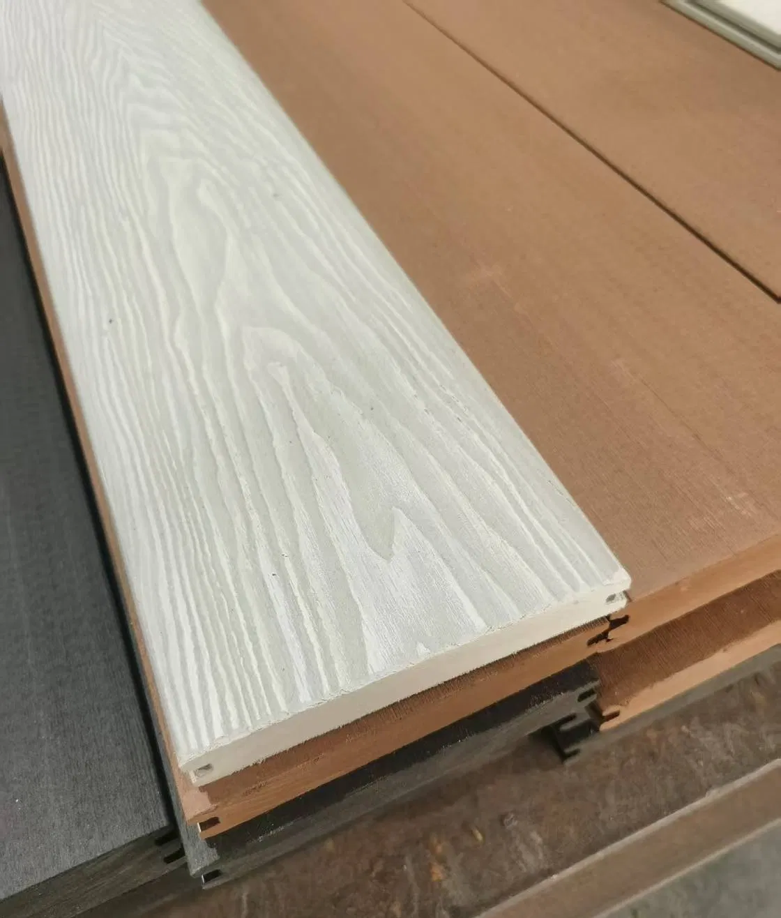 Ocox Sell Well New Pwc Wood Composite Board WPC Decking Floor Interlocking Tiles Outdoor