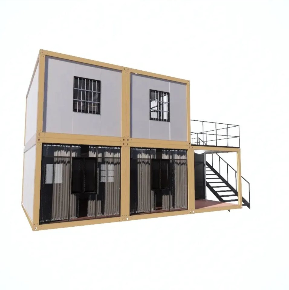 Mobile Portable Light Prefabricated Tiny Container House Temporary Housing Homes