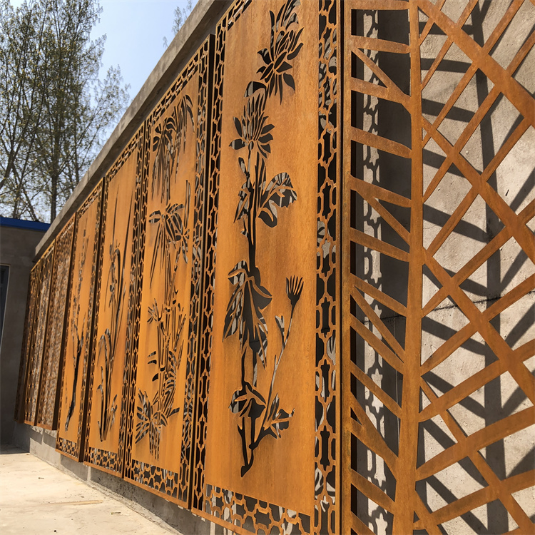 Art Metal Screens Panels Corten Decorative Panels