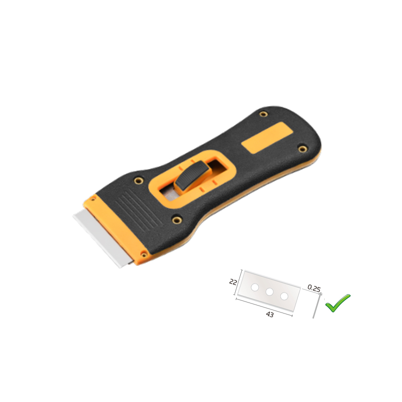 Hautine Cleaning Scraper with Double-Edged Metal Blades