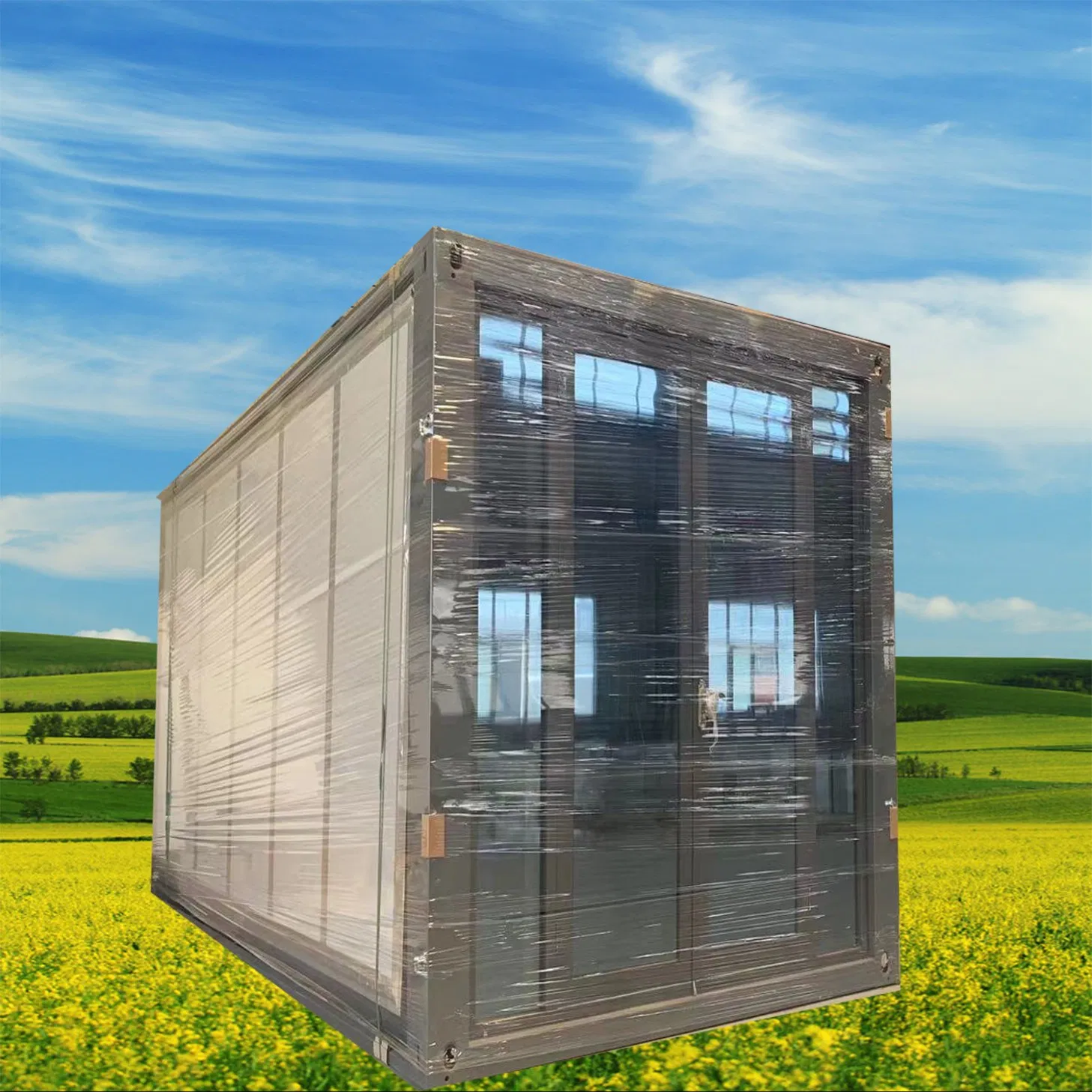 Three Bedroom Prefabricated House Modular House Expandable Container House