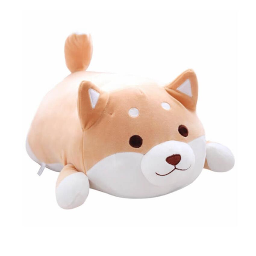 Custom Logo Personalized Soft Wholesale Factory Kid Child Baby Anime Gift Doll Plushie Plushies Stuffed Animal Shiba Inu Puppy Dog Pillow Cushion Plush Toy A5